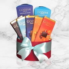 Assorted Godiva Chocolate Gift Basket