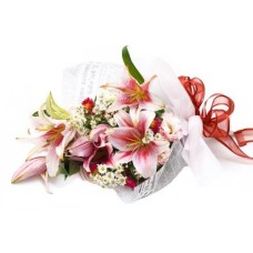 Pink Lilies Bouquet
