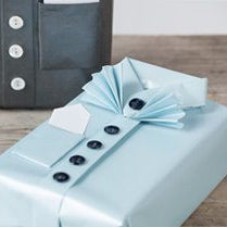Dapper Man' Button-Down Shirt Gift Wrap