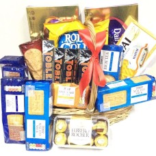 Chocolate Snacks & Cookies Overload Basket