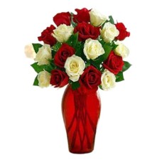 12 Assorted Tulips Round Box