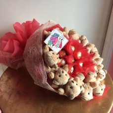 Ferrero Teddy Bears Bouquet Nationwide