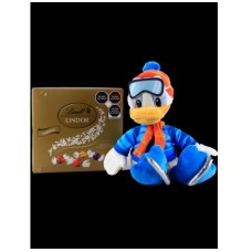 Disney Donald Duck with skis & Chocolates