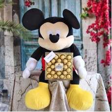 Mickey Mouse Plushie with Chocolates