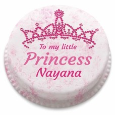Little Princess Tiara Cake (Small Party Cake (Serves 10-12))