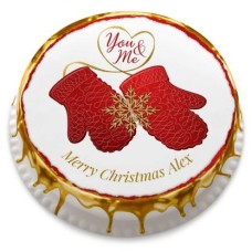 me and you christmas cake (letterbox gift cake (serves 2-4))