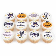 12 trick or treat cupcakes