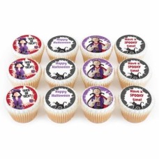 12 halloween cupcakes