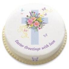 watercolour cross cake