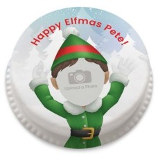Elf Yourself Photo Cake (letterbox gift cake (serves 2-4))