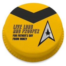 star trek themed dad cake (letterbox gift  cake(serves 2-4))