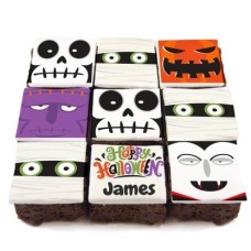 Halloween Mummy Brownies