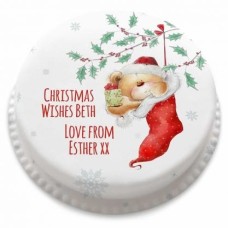 Christmas Stocking Ted Cake (letterbox gift cake (serves 2-4))