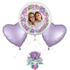 Floral Photo Balloon Bouquet
