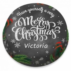 Christmas Chalkboard Cake (letterbox gift cake (serves 2-4))
