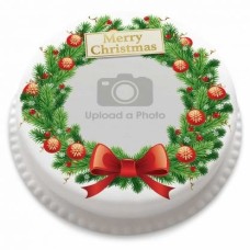 Photo Wreath Cake (letterbox gift cake (serves 2-4))