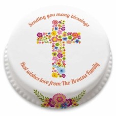 spring cross cake