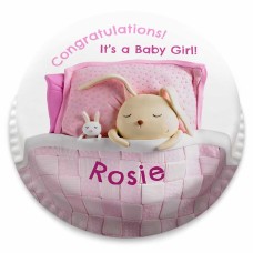 Pink Baby Girl Cake (Small Party Cake (Serves 10-12))