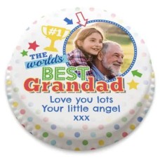 best grandad photo cake (letterbox gift  cake(serves 2-4))