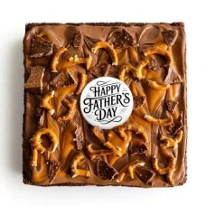 Salted Caramel Dad Brownies