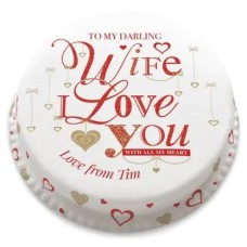 wife love cake (letterbox gift cakes(serves2-4))