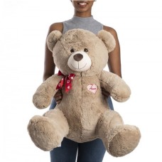 Teddy Bear 80 Cm - Stuart With Hazelnut Heart
