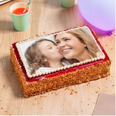Raspberry Decorated Photo (18 To 24 Parts)