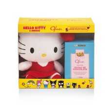 Panetone Chocolate Drops With Red Hello Kitty Plush
