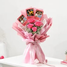 Personalized Anniversary Photos with Roses
