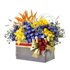 Royal Sapphire - Godiva Chocolate Gift & Flowers