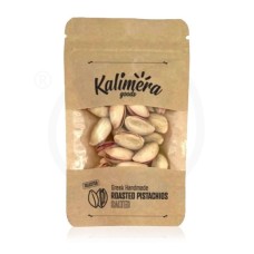 4 Greek roasted & salted pistachios with lemon juice from Volos "Kalimera Goods" 50g