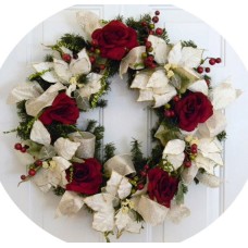 Flowers & Accents Wreath (Shown)