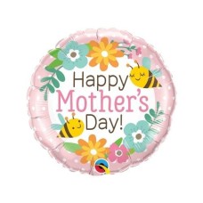 Bee Garden Happy Motherâ€™s Day Foil Balloon