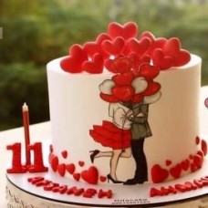 Cake "Love Kiss" (12 persons - diameter 23 cm)