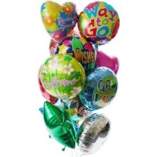 12 Joyful Birthday Balloons (Air Balloons)