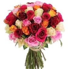 55 Mixed Roses Bouquet (55 Roses)