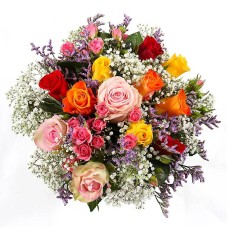 A colorful bouquet of roses (Small)
