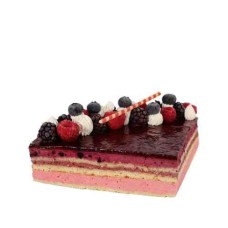 Triple Berry Mousse Cake