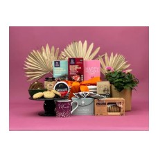 Mothers Day Flowers and Savoury Gift Basket