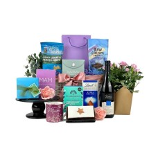 Mothers Day Flowers & Wine Gift Hamper