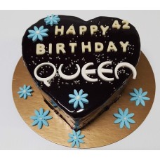 Signature Cakes Chocolate Glaze Heart