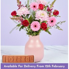 Big Blooms Love Bouquet with LOVE Bar