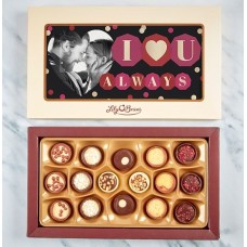 I Love You Always Photo Chocolates - Box of 16