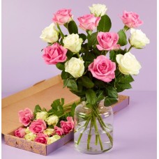 The Pink And White Rose Letterbox
