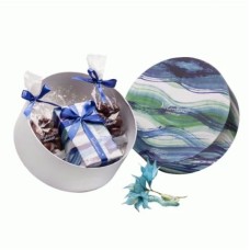 Blue Waves Hat Box 2