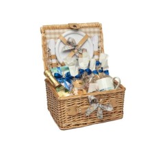 Picnic Basket Blue Waves