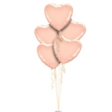 Rose Gold Heart Bouquet