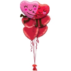 Hugging Smiley Hearts