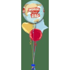 Worlds Best Dad Orbz Air Filled Display