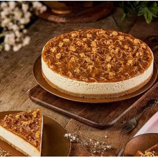 Caramel CrumbleCheesecake Torte